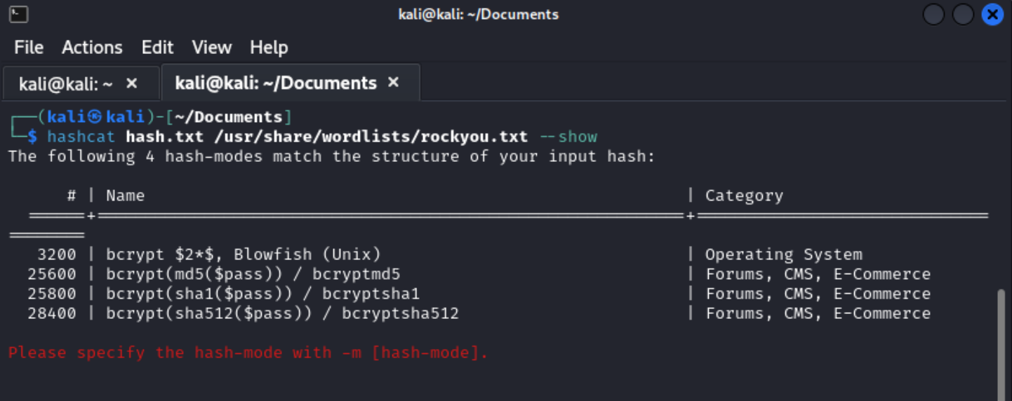 HashcatHashType