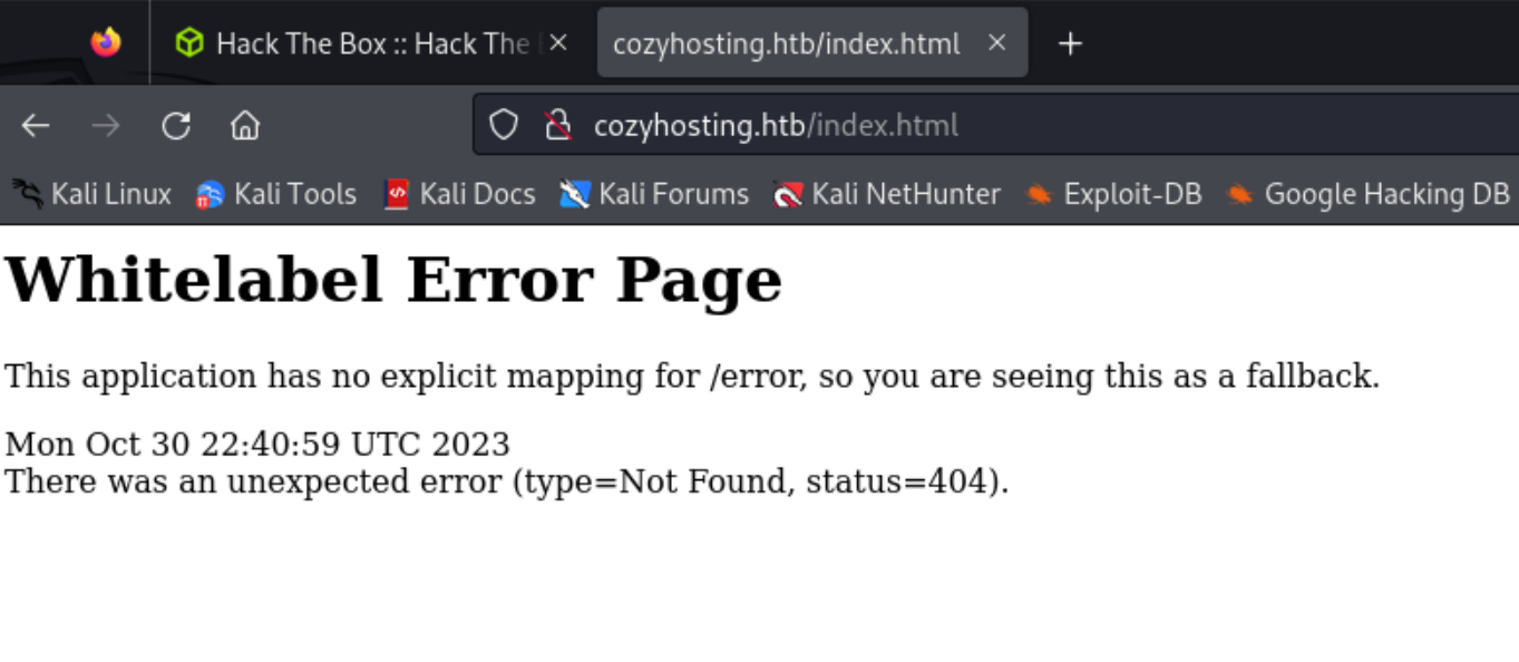 IndexError