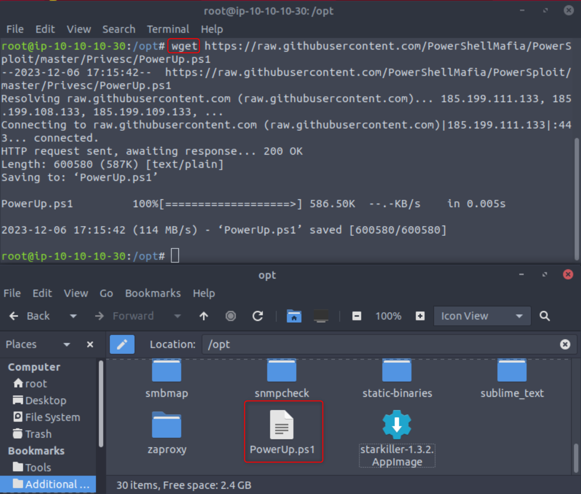 wget
